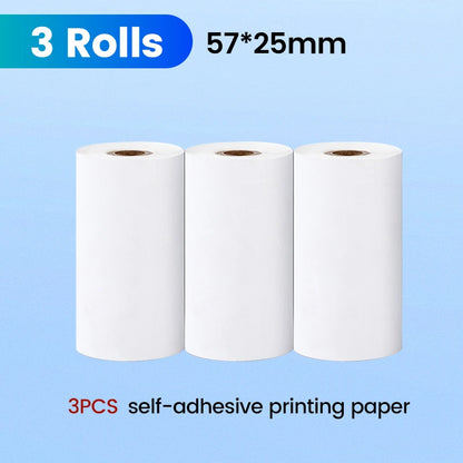 Olaf 57MM Rolls Mini Printer Thermal Paper Label Sticker Self-Adhesive Printing Paper for Mini Printer Kids Instant Print Camera