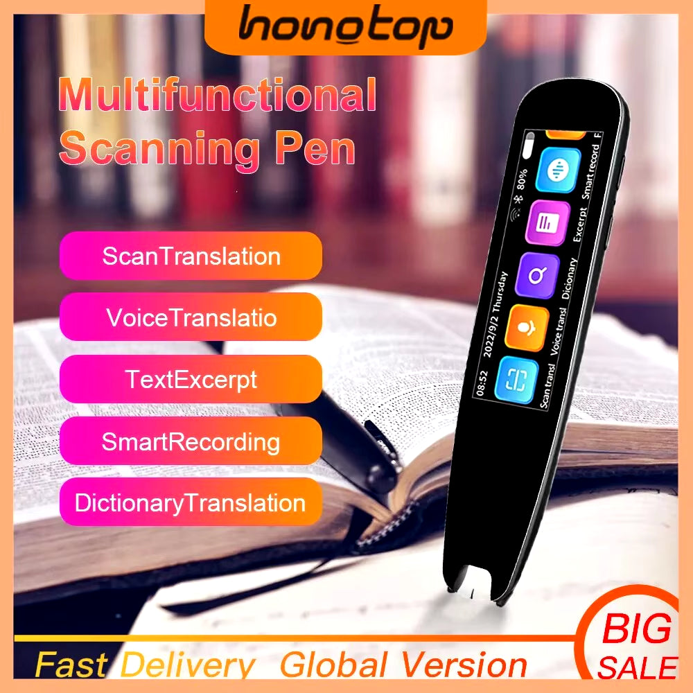 Smart Multifunctiontranslation Real Time Languages Translator Business Dictionary Pen Voice Scan Translator Pen