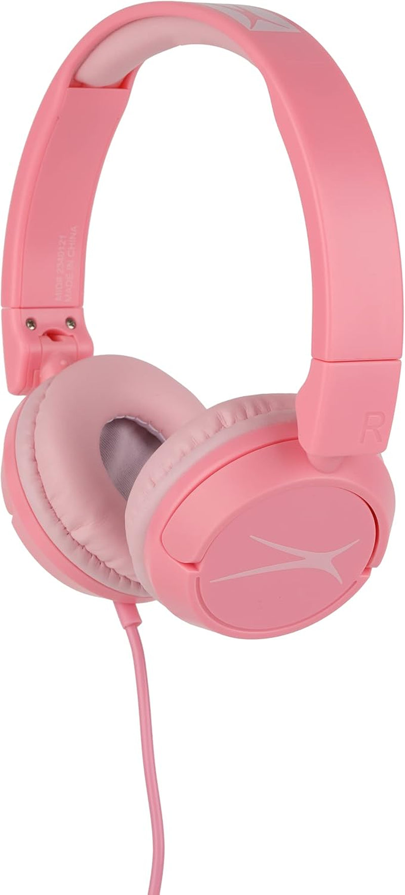 Kids Safe over the Ears Headphones, with Volume Limiting Technology for Developing Ears, for Ages 6-9 Years, Pink