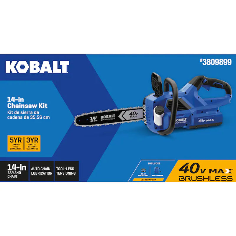 Gen4 40-Volt 14-In Battery Chainsaw (Battery and Charger Not Included)